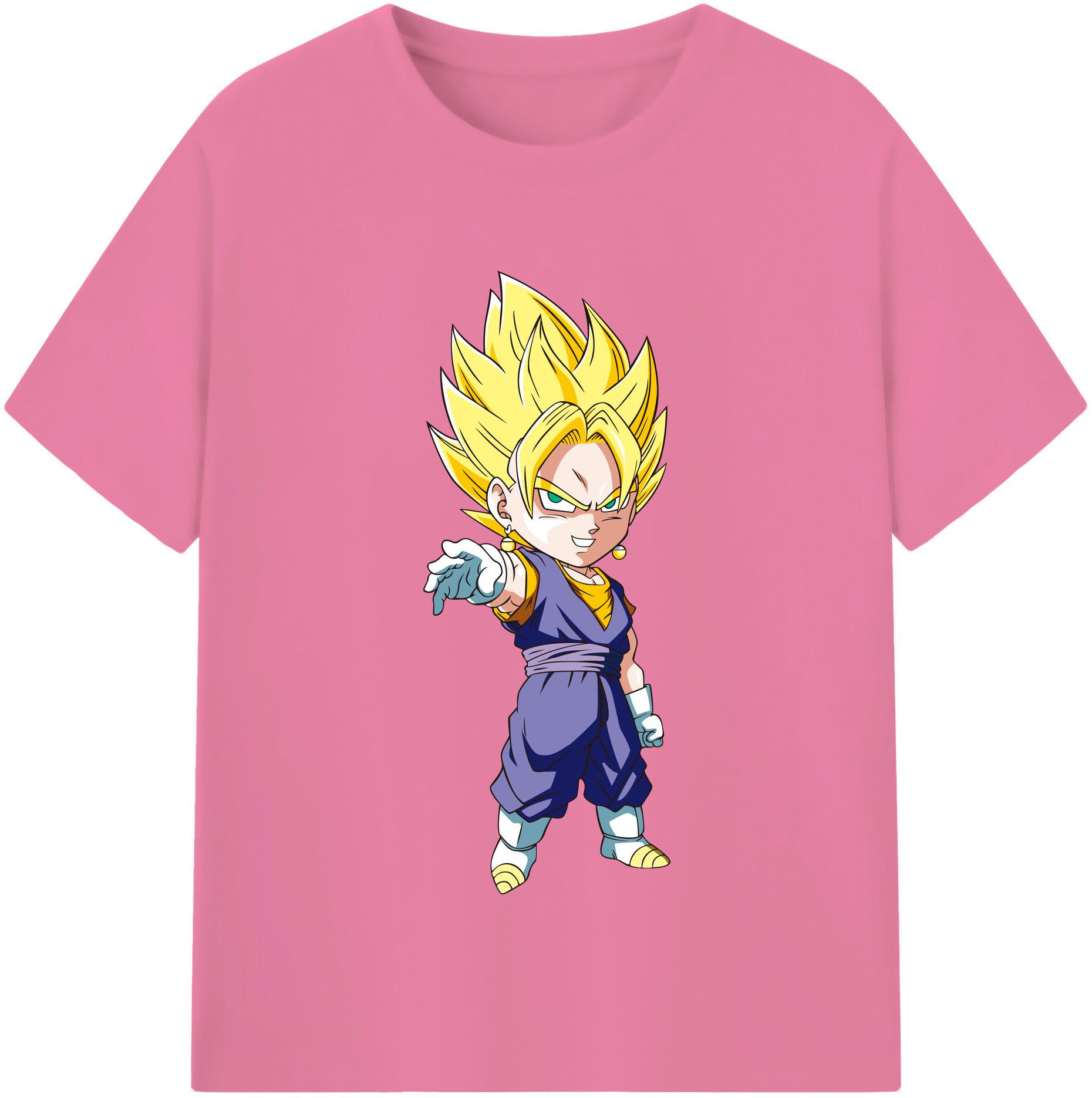 （画像用） ドラゴンボール ベジット DRAGON BALL Vegetto 綿100％半袖Tシャツ（フロントプリント）